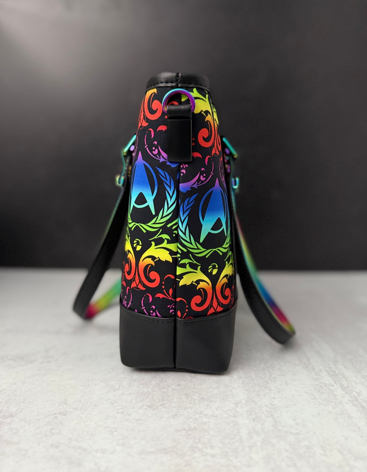 Rainbow Final Frontier Tote Bag