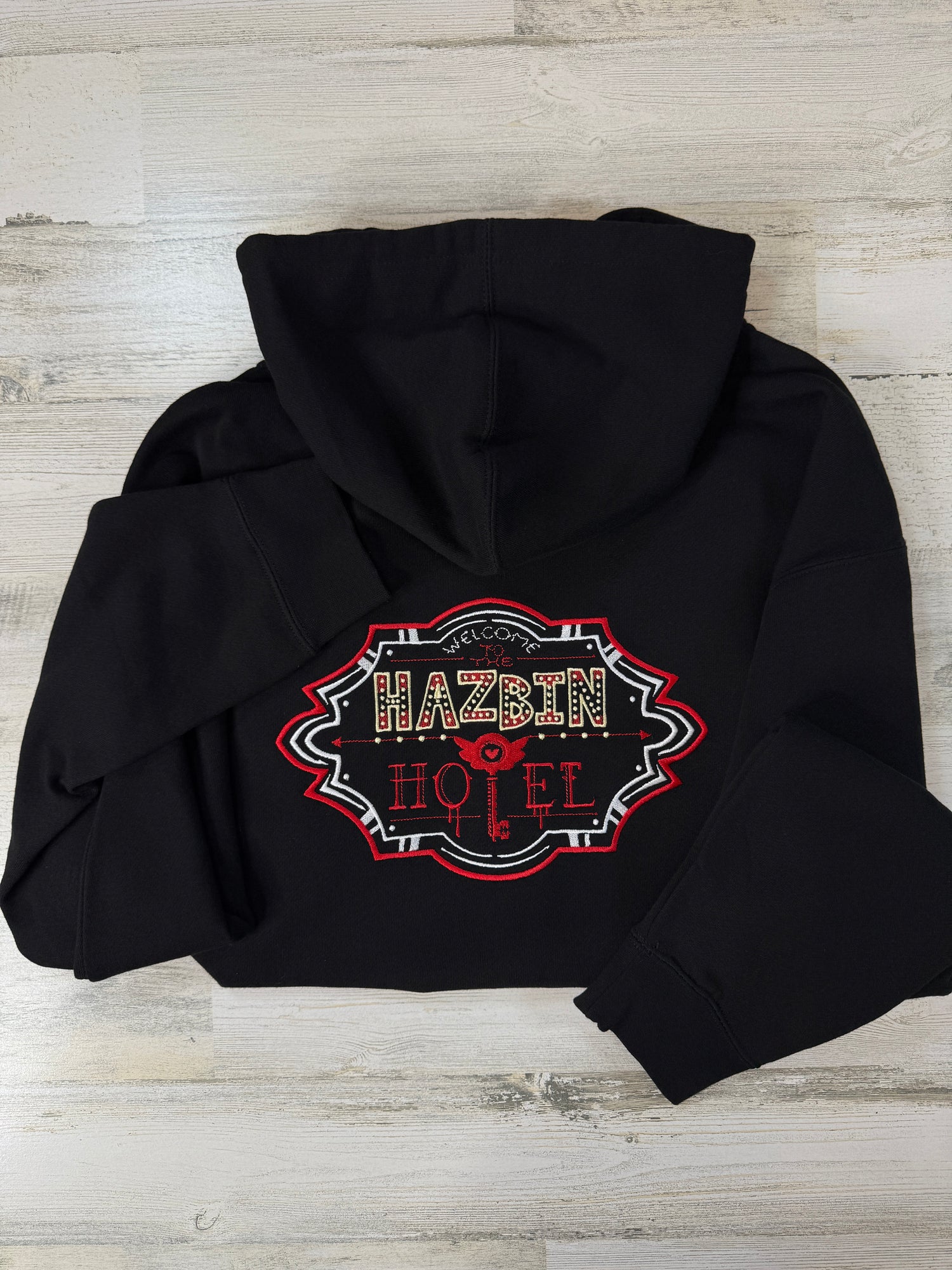 Alastor Embroidered Full-Zip Sweatshirt