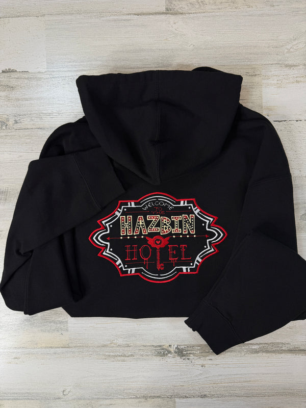 Alastor Embroidered Full-Zip Sweatshirt
