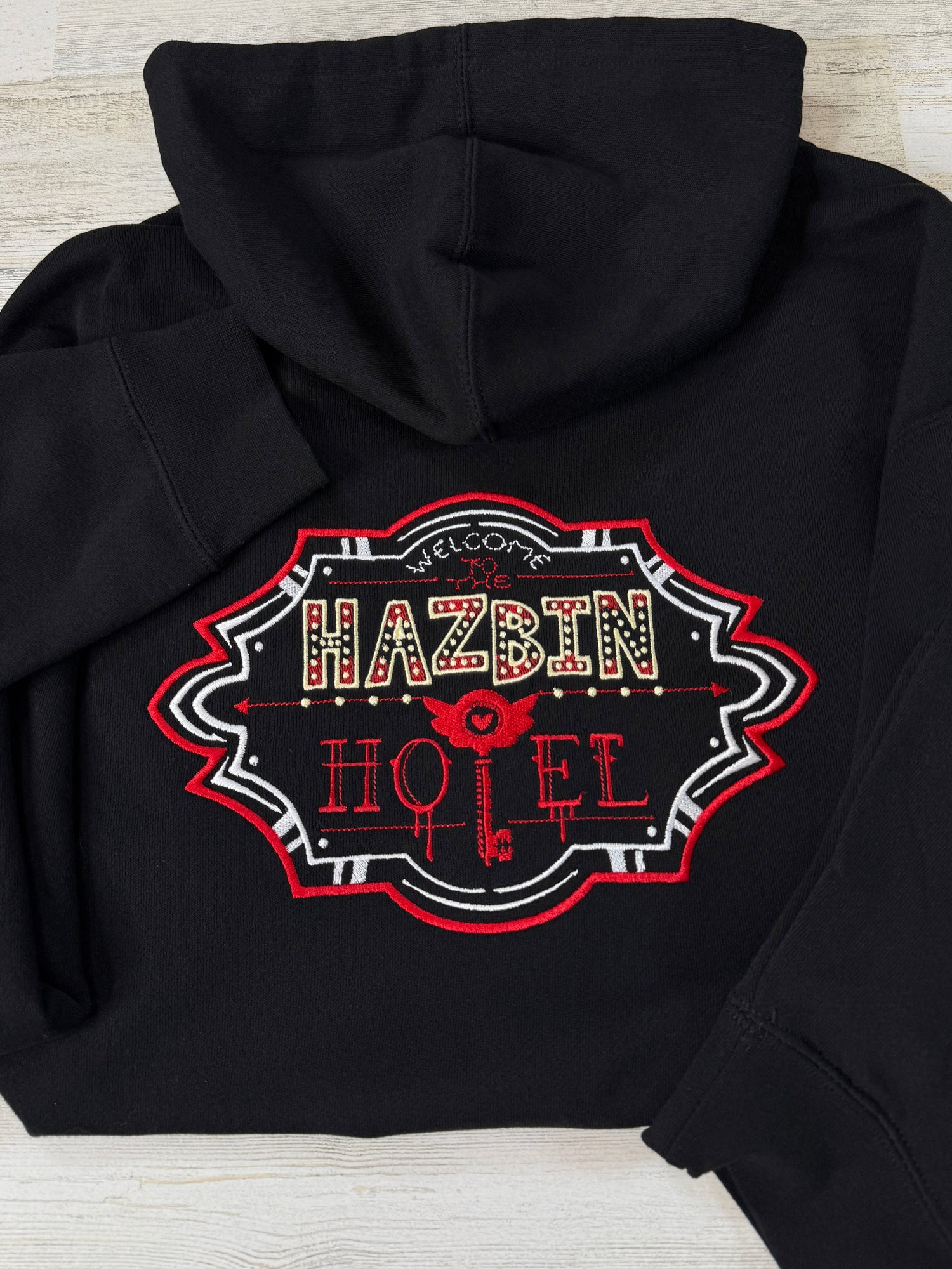 Alastor Embroidered Full-Zip Sweatshirt