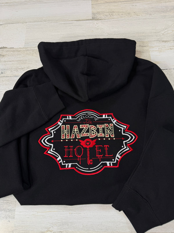 Alastor Embroidered Full-Zip Sweatshirt