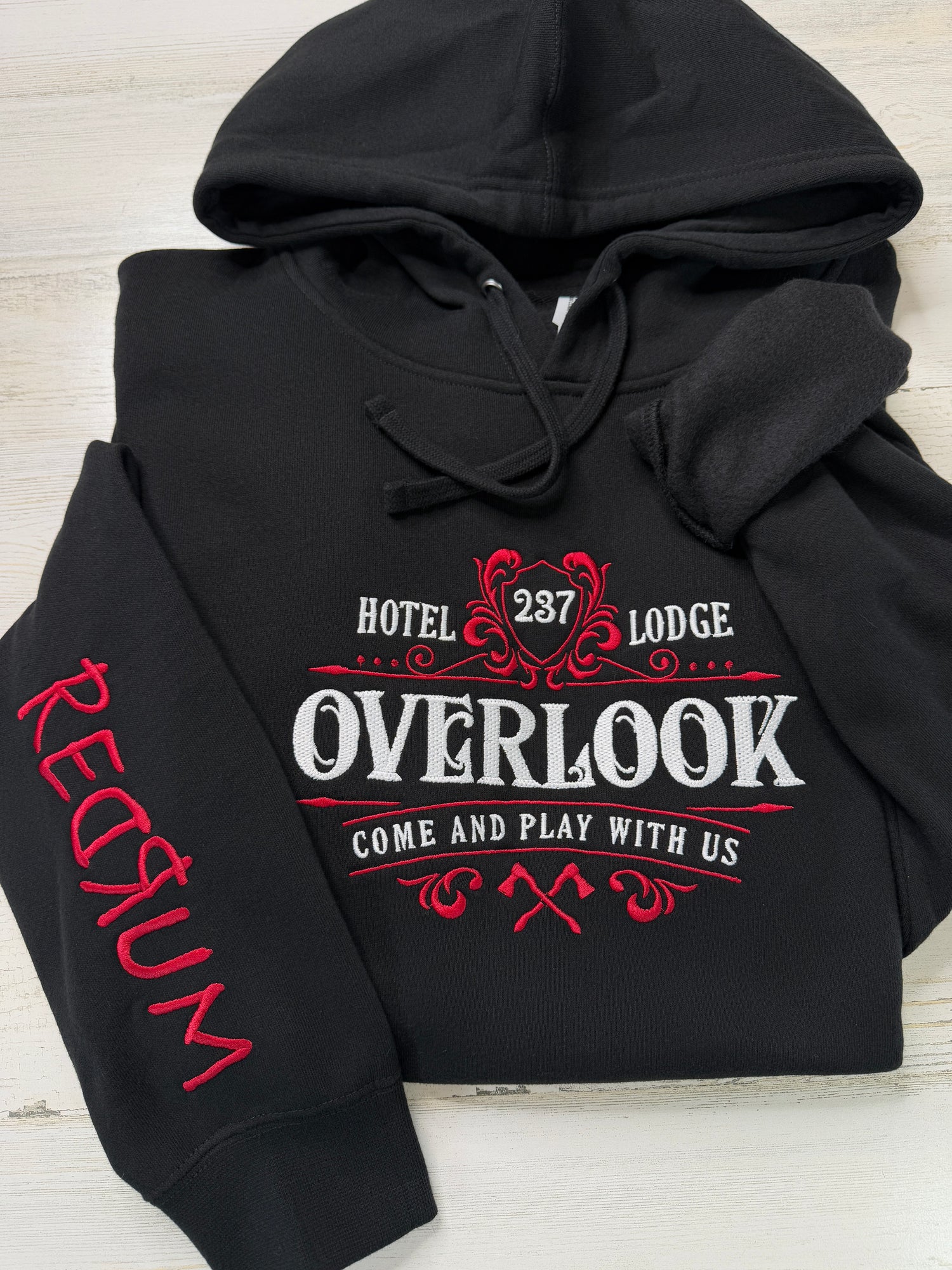 Overlook Come Play with Us Embroidered Sweatshirt