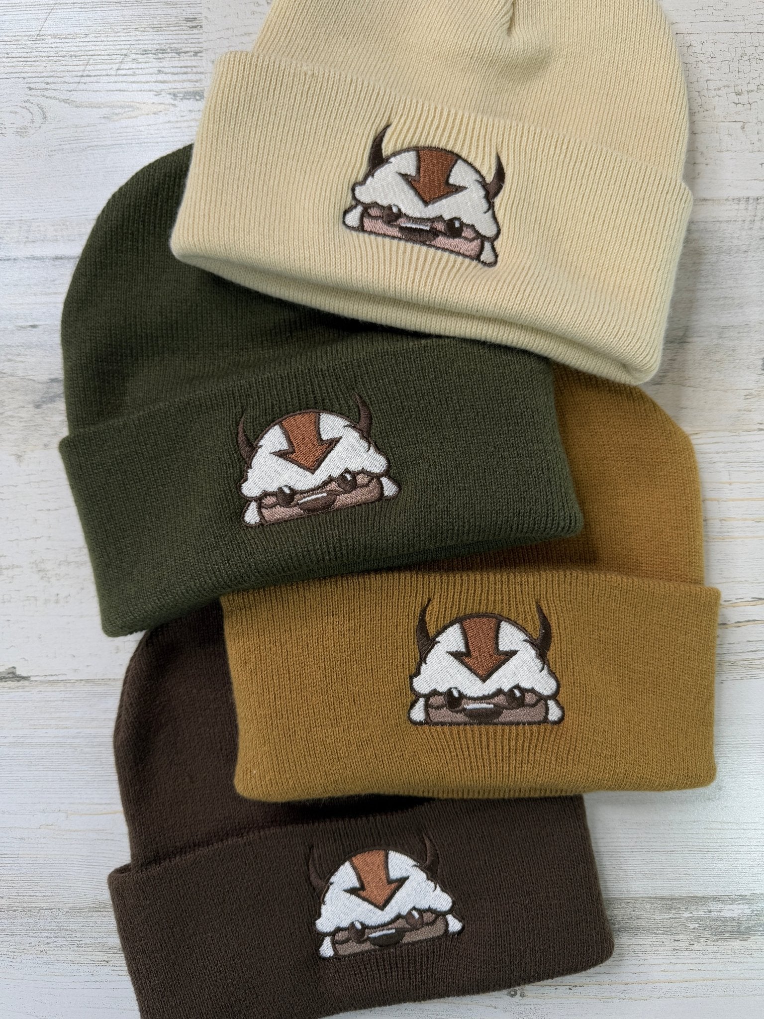 Sky Bison Embroidered Beanie – DefiantThreads