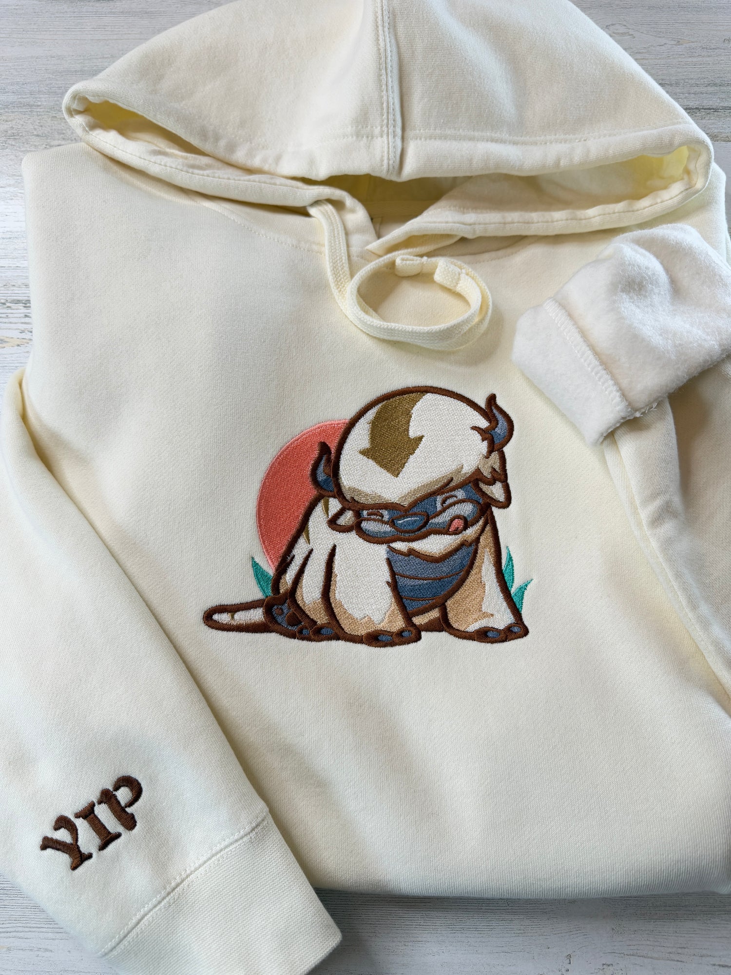 Sky Bison Embroidered Sweatshirt