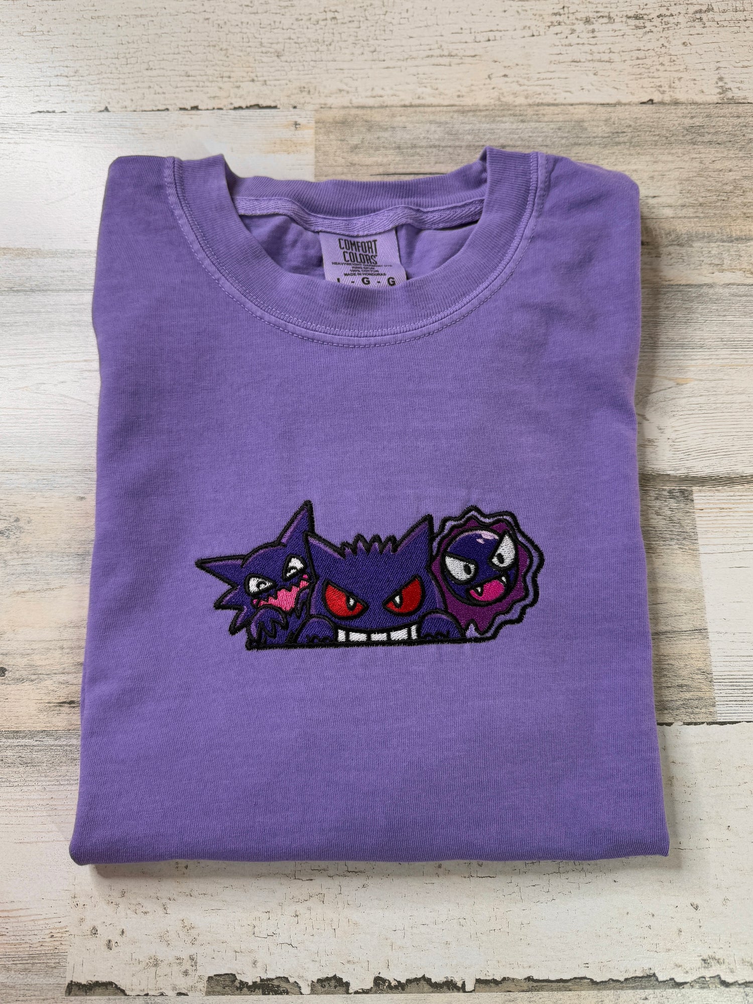 Ghostly Trio Embroidered Tee