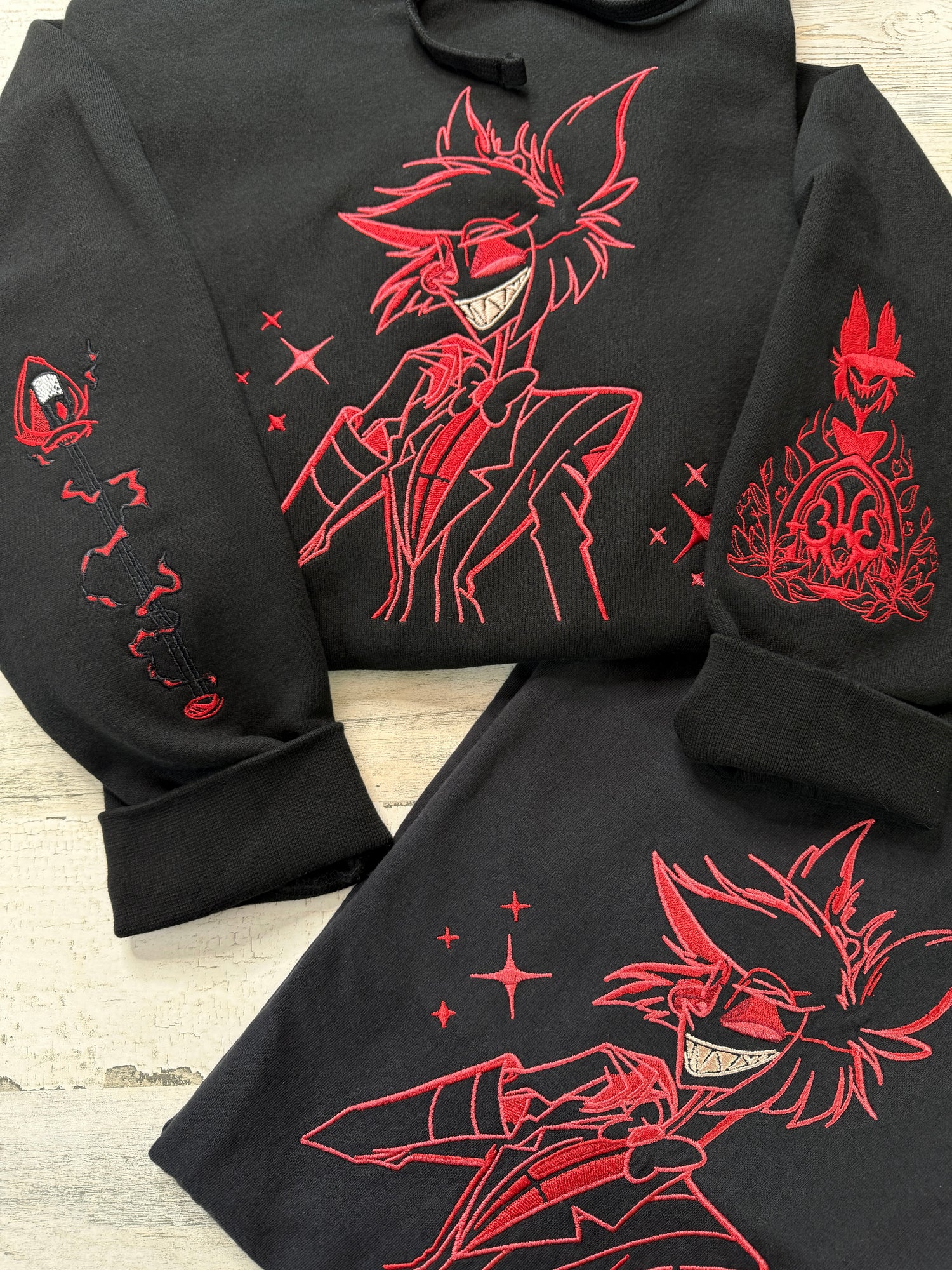 Alastor Embroidered Tee / Sweatshirt