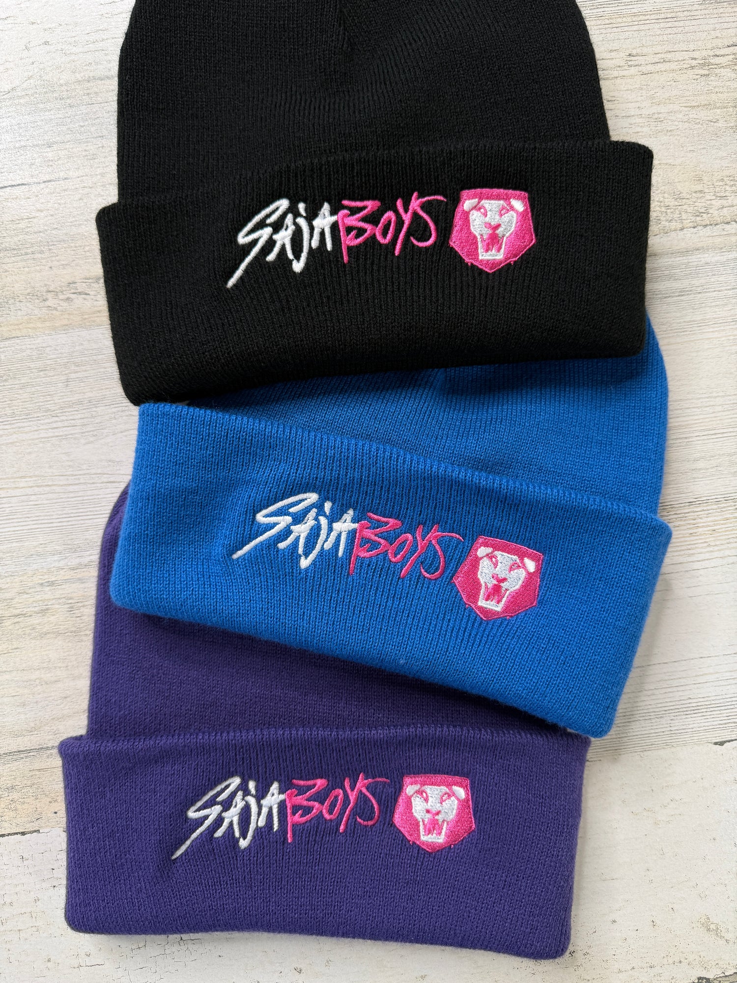 Demon Boy Band Embroidered Beanie