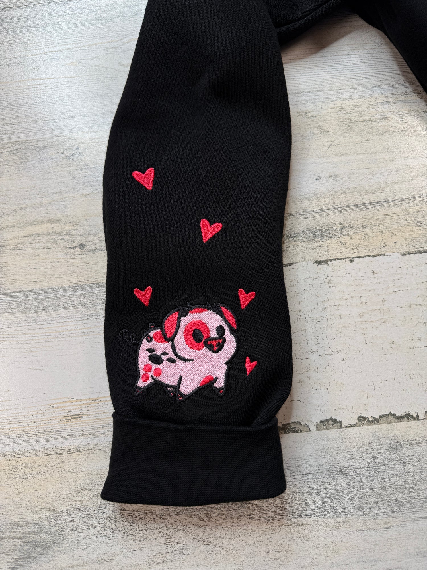 Angel Web Silhouette Embroidered Sweatshirt