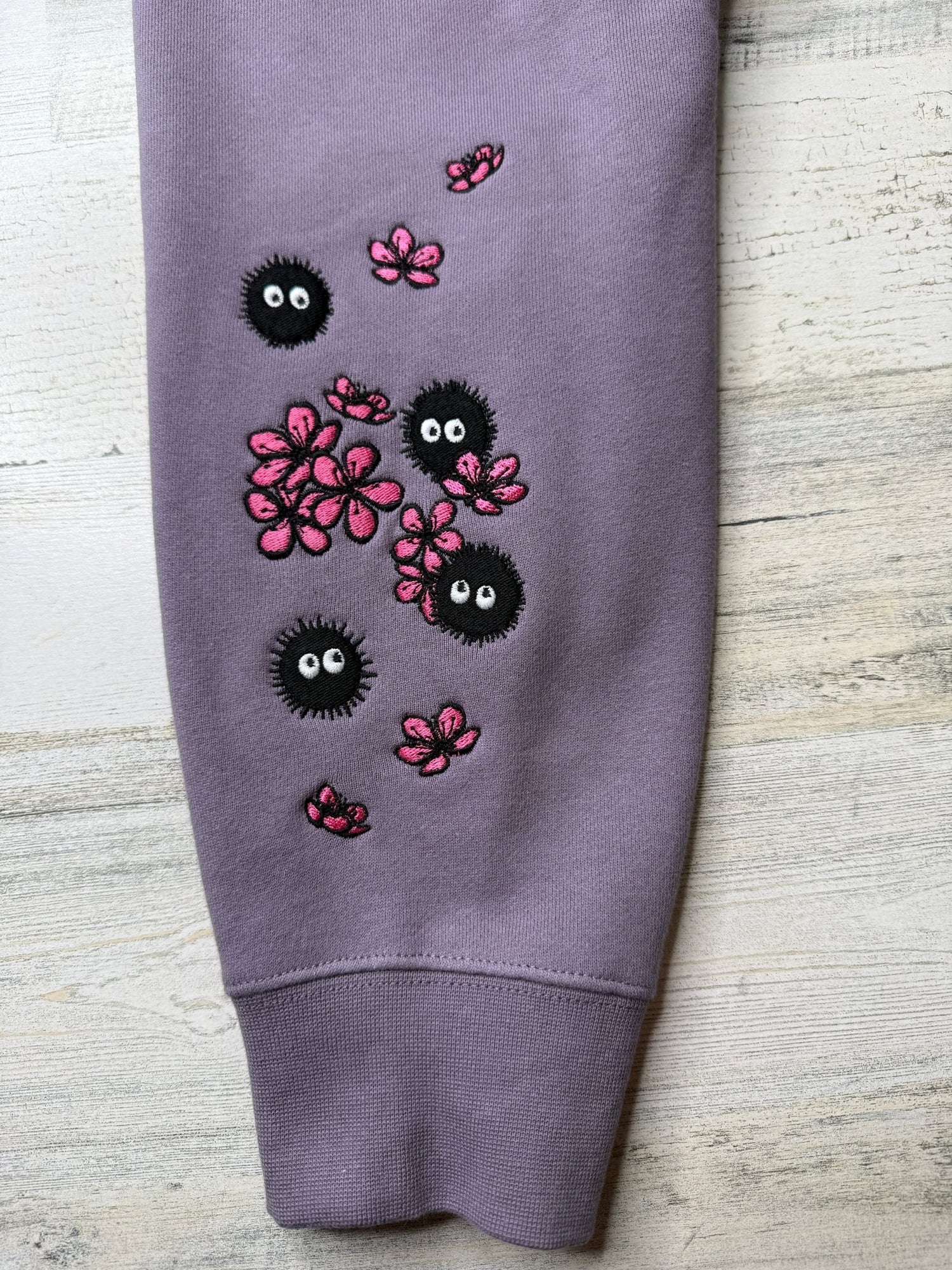 Floral Masked Spirit Embroidered Hooded Sweatshirt - DefiantThreads