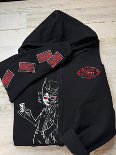 Husk Embroidered Full - Zip Sweatshirt - DefiantThreads