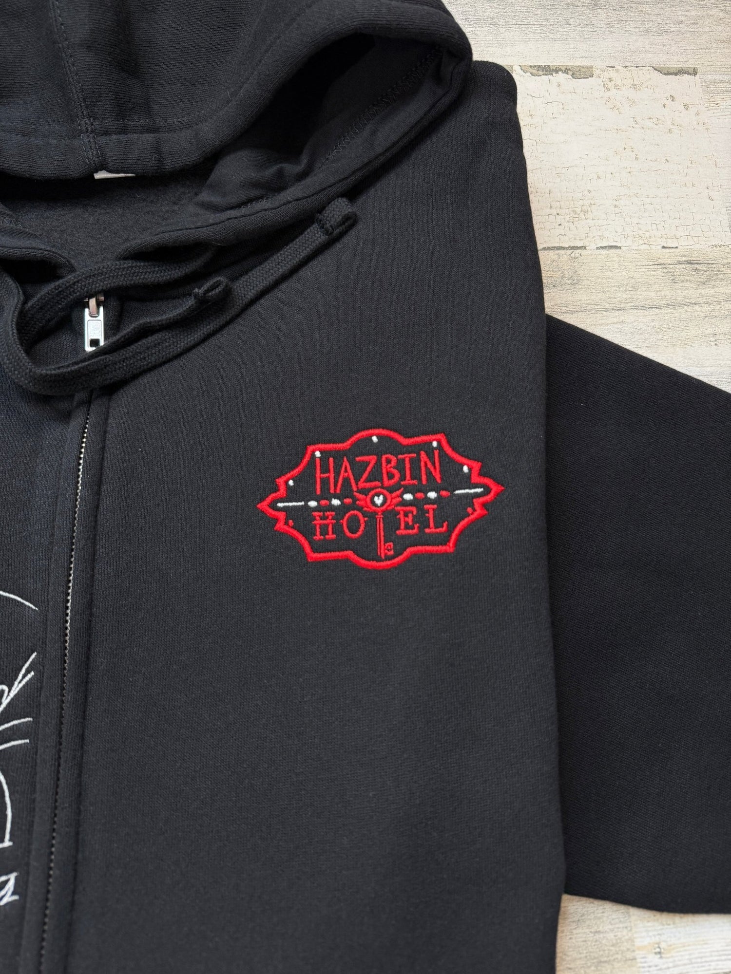 Husk Embroidered Full - Zip Sweatshirt - DefiantThreads
