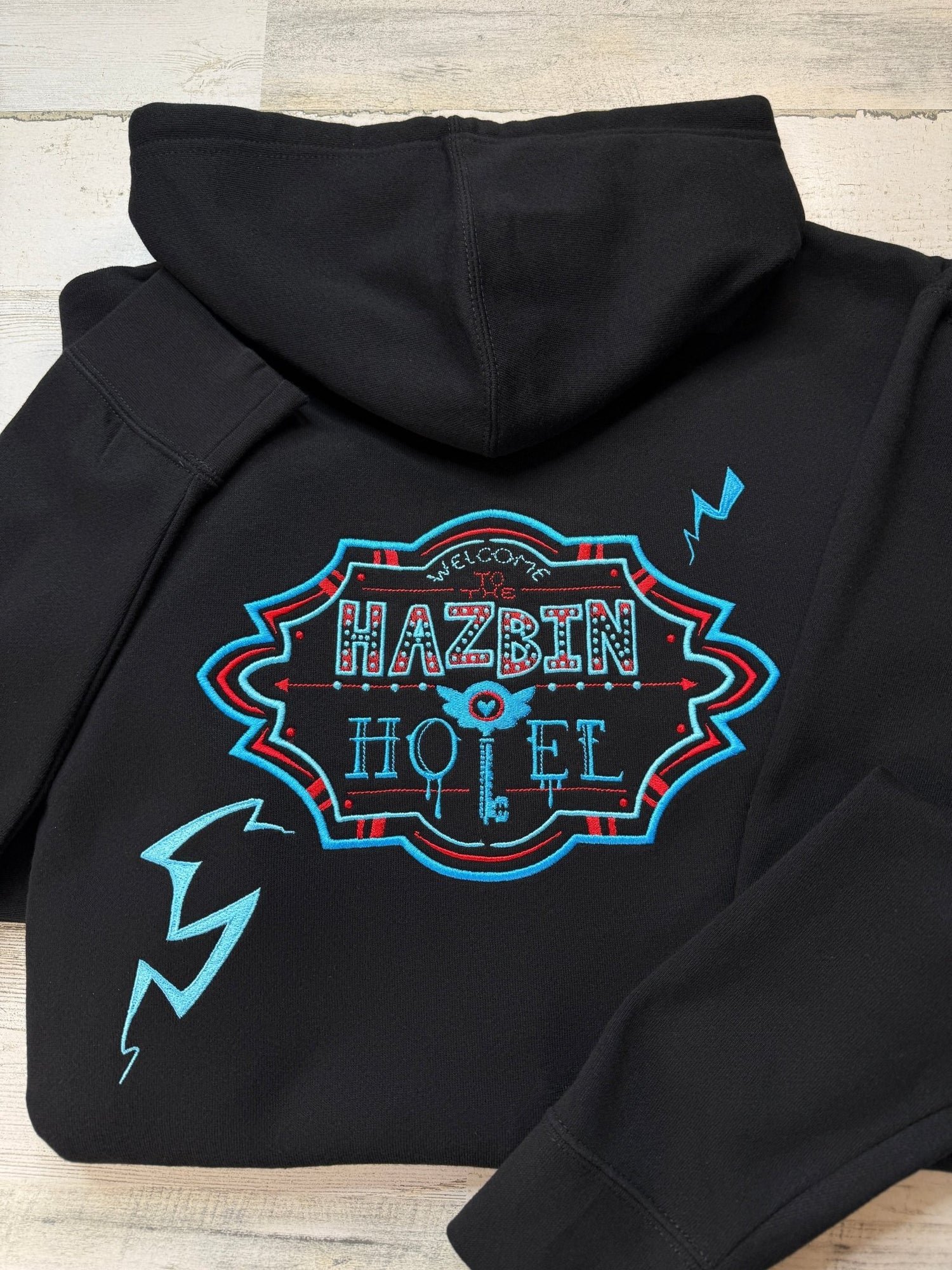 Trust Us Embroidered Full - Zip Sweatshirt - DefiantThreads