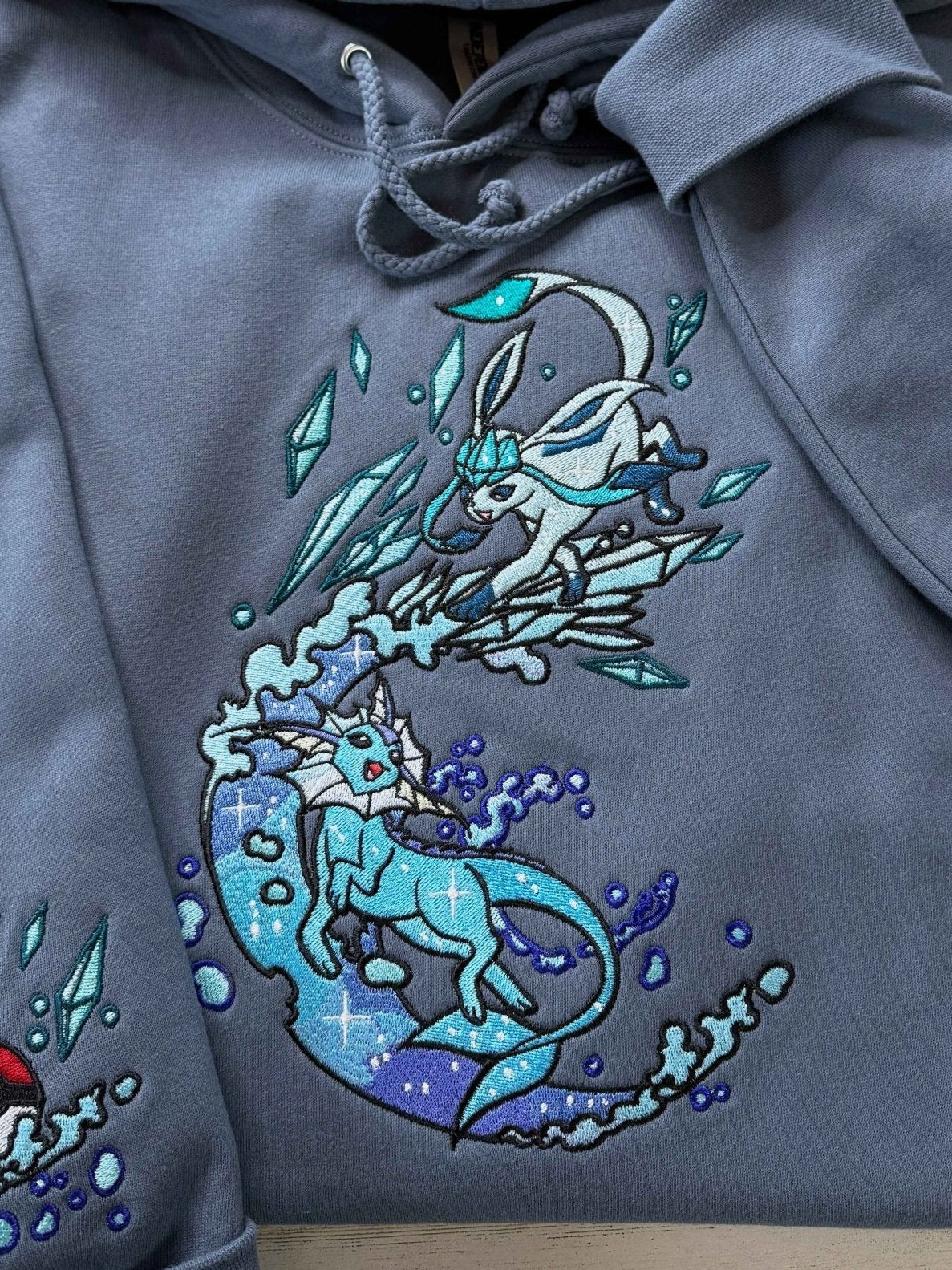 Glac/Vap Pocket Monsters Embroidered Sweatshirt - DefiantThreads