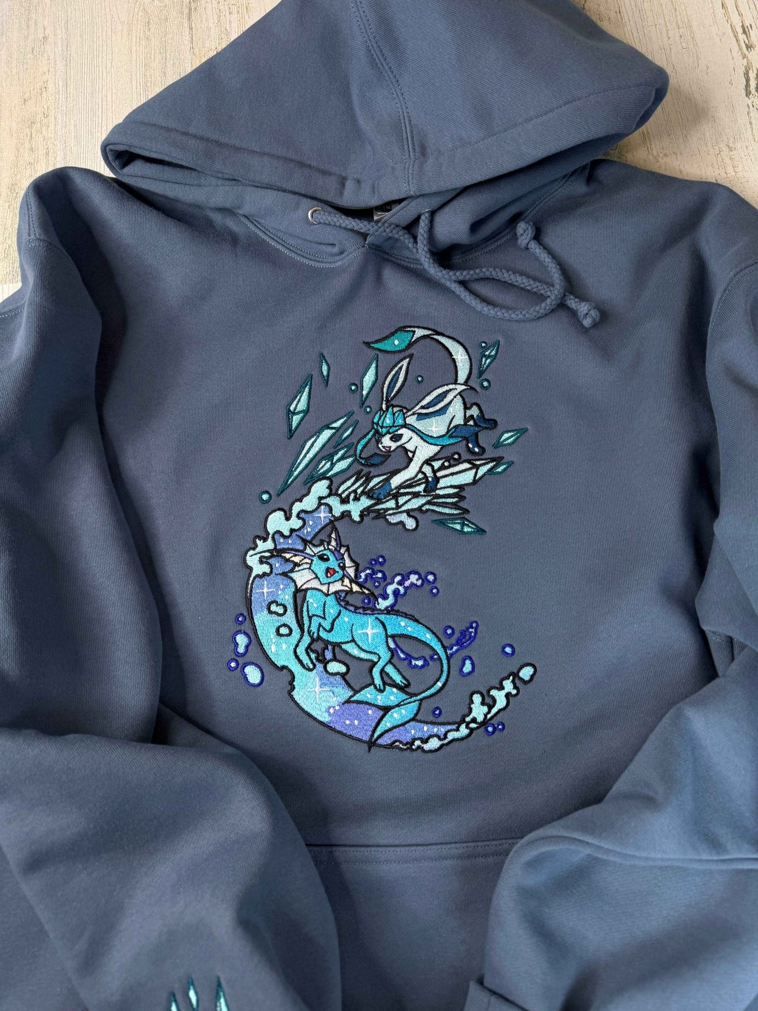 Glac/Vap Pocket Monsters Embroidered Sweatshirt - DefiantThreads