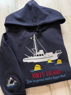 Three Barrels Embroidered Sweatshirt - DefiantThreads