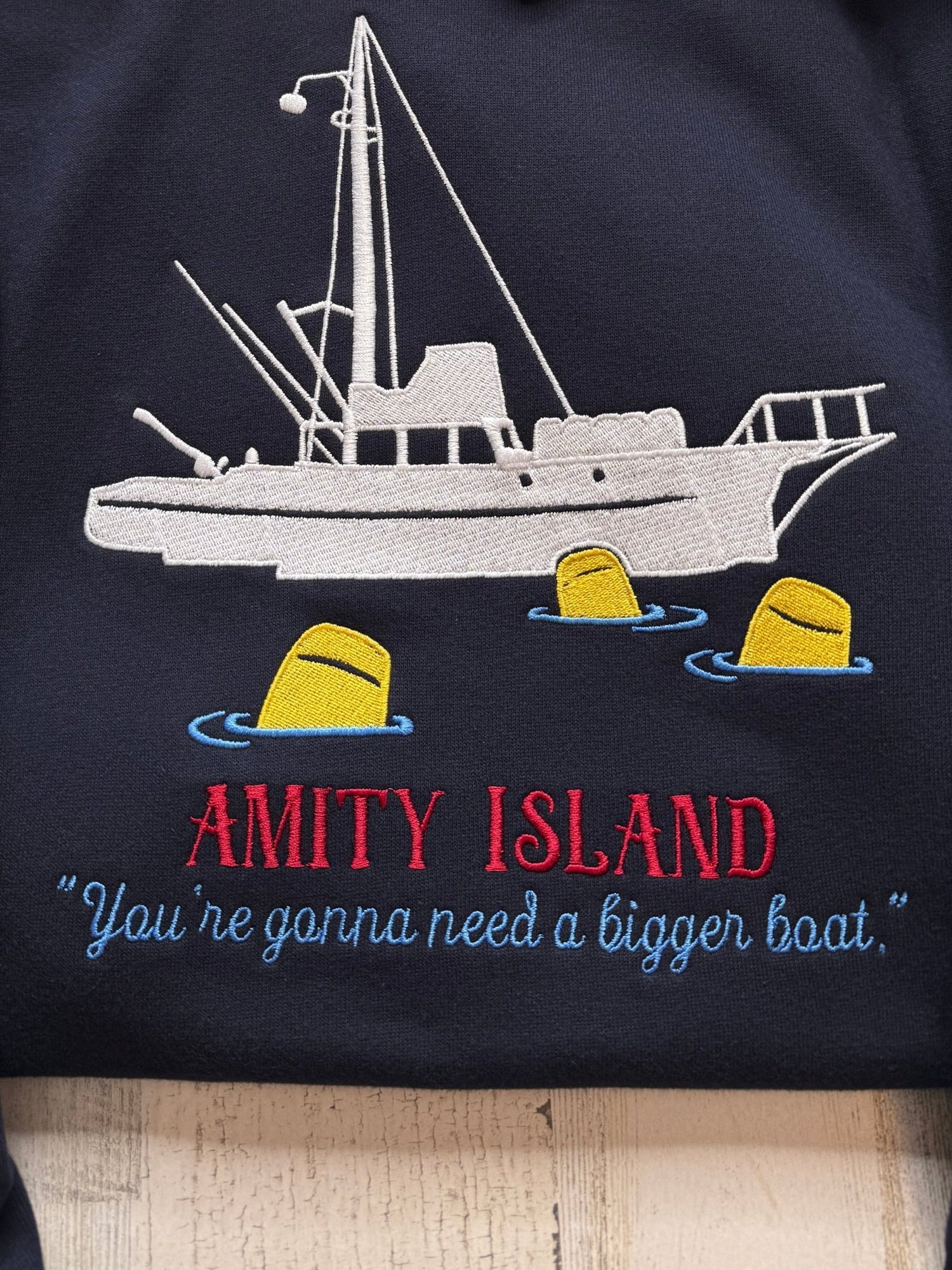 Three Barrels Embroidered Sweatshirt - DefiantThreads