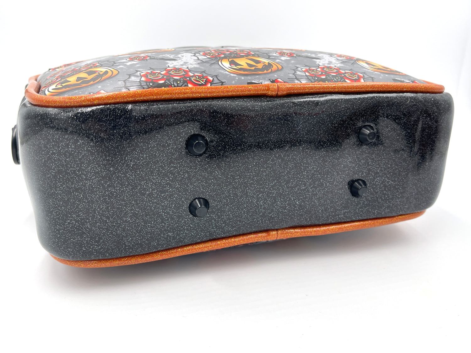 Floral Pumpkin Bowler Bag