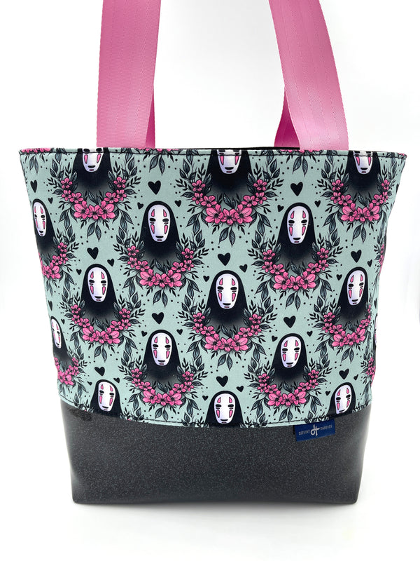 Floral No-Face Tote