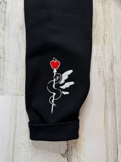 Lucifer Winged Embroidered Sweatshirt - DefiantThreads