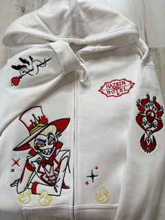 Lucifer and Ducks Embroidered Sweatshirt - DefiantThreads