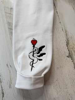 Lucifer and Ducks Embroidered Sweatshirt - DefiantThreads