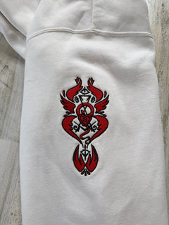 Lucifer and Ducks Embroidered Sweatshirt - DefiantThreads