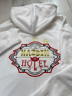 Lucifer Embroidered Full-Zip Sweatshirt - DefiantThreads