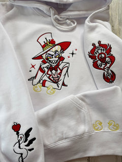 Lucifer and Ducks Embroidered Sweatshirt - DefiantThreads