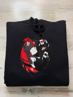 Husk Gambling Embroidered Heavyweight Hooded Sweatshirt - DefiantThreads