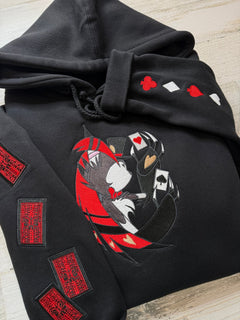 Husk Gambling Embroidered Heavyweight Hooded Sweatshirt - DefiantThreads