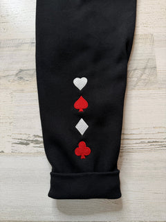 Husk Gambling Embroidered Heavyweight Hooded Sweatshirt - DefiantThreads