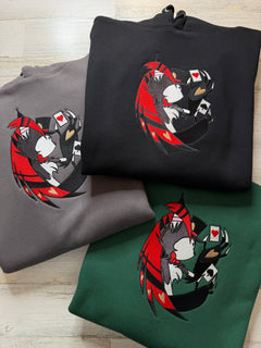 Husk Gambling Embroidered Heavyweight Hooded Sweatshirt - DefiantThreads