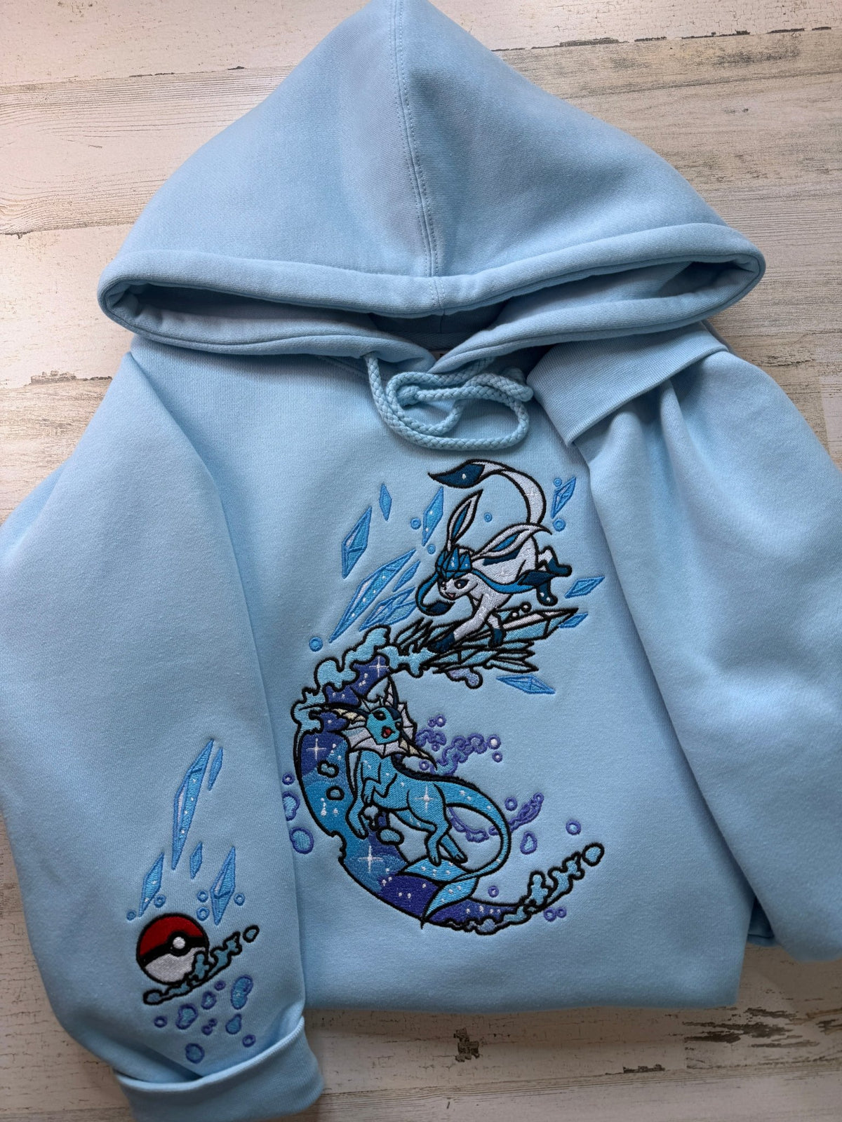 Glac/Vap Pocket Monsters Embroidered Sweatshirt - DefiantThreads