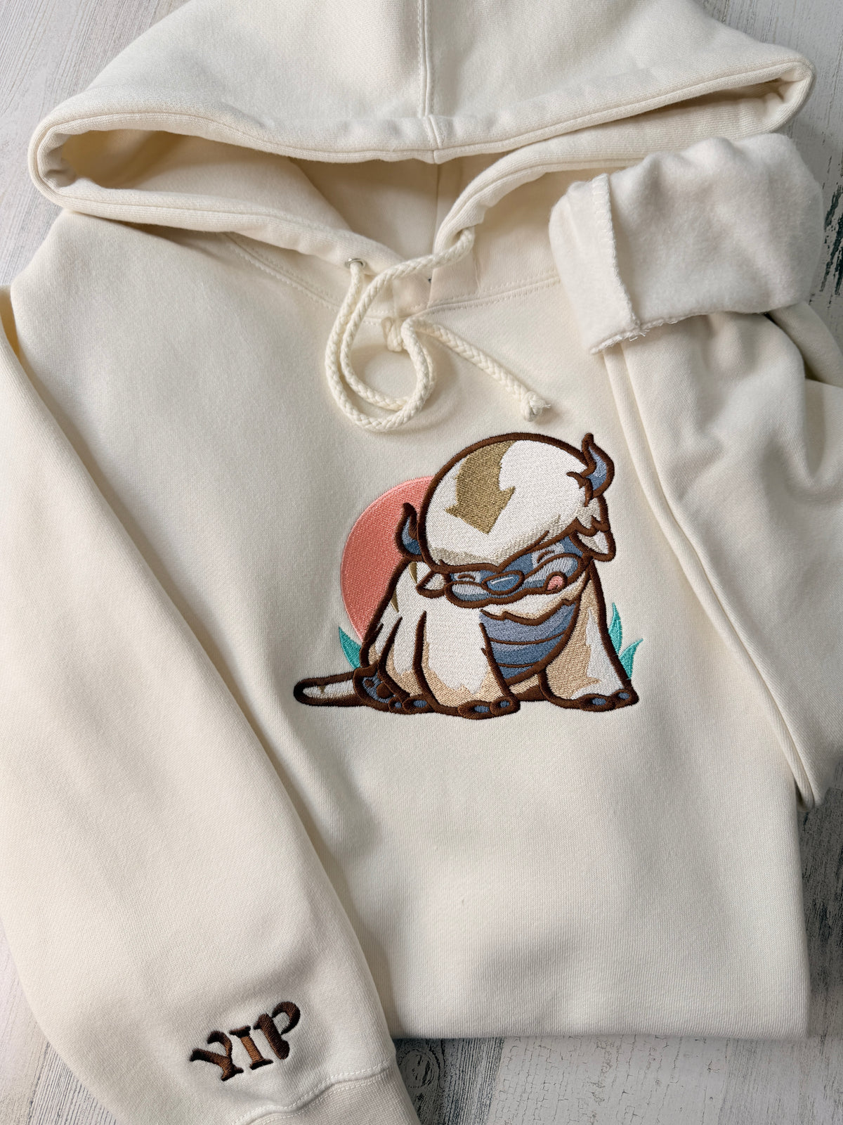 Sky Bison Embroidered Sweatshirt