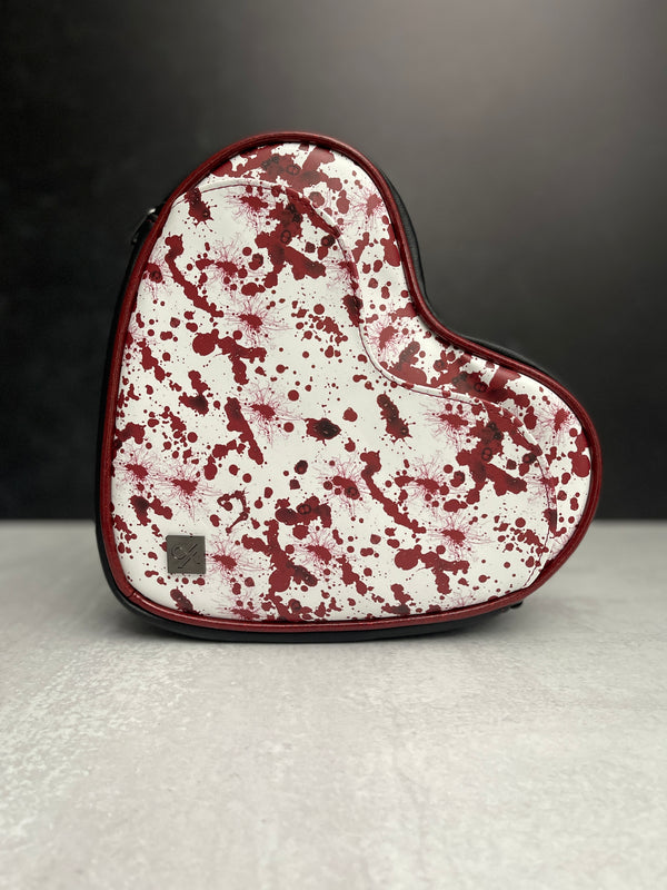 Blood Drip / Blood Splatter Heart Bag