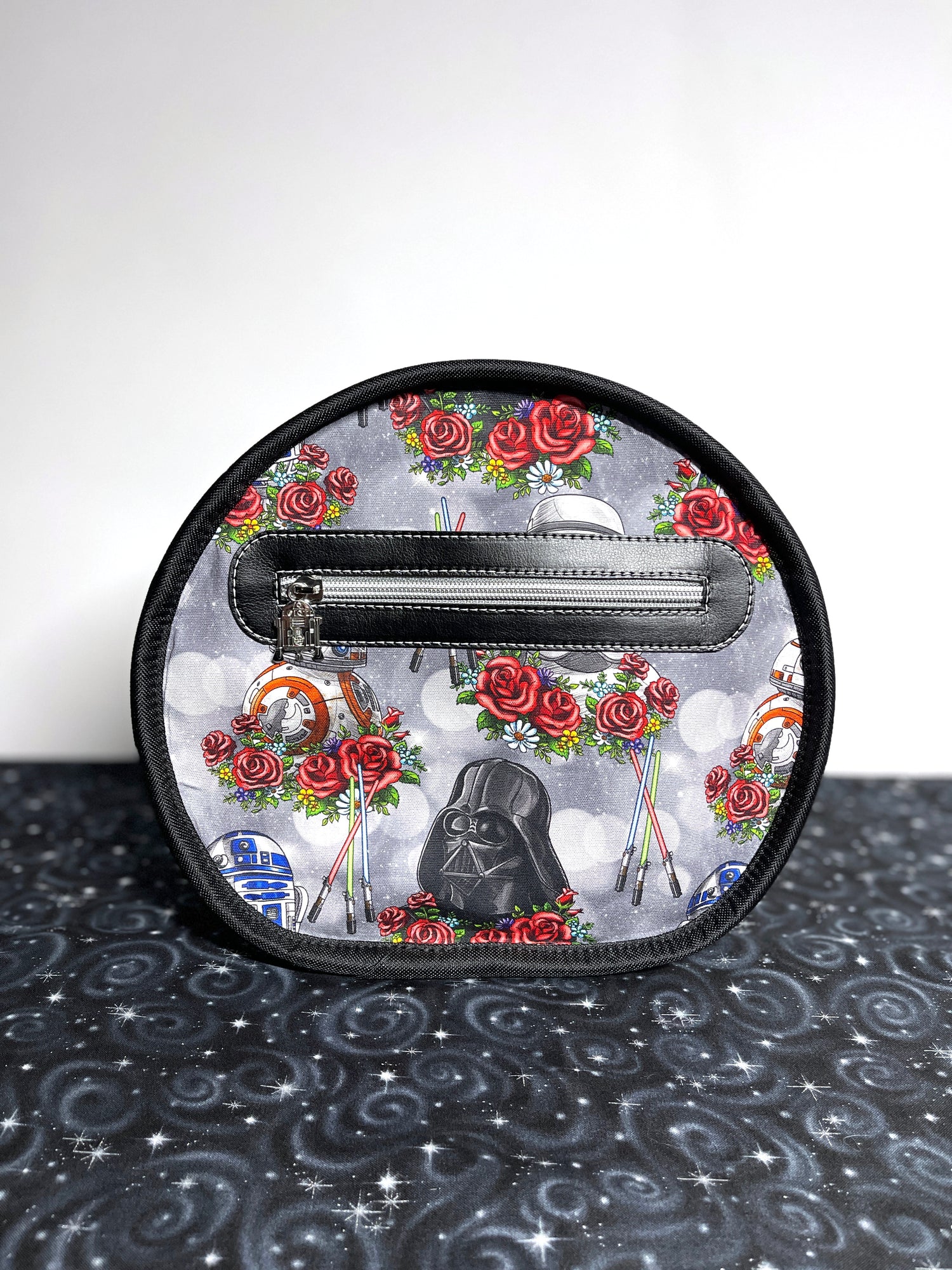 Rebel Pilot Glitter Bowler Bag