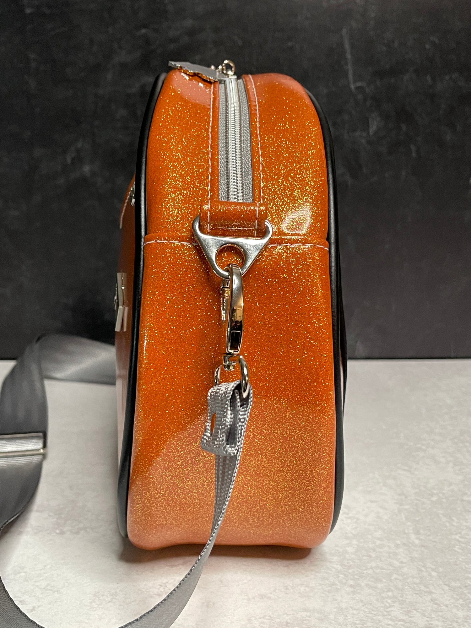 Rebel Pilot Glitter Bowler Bag