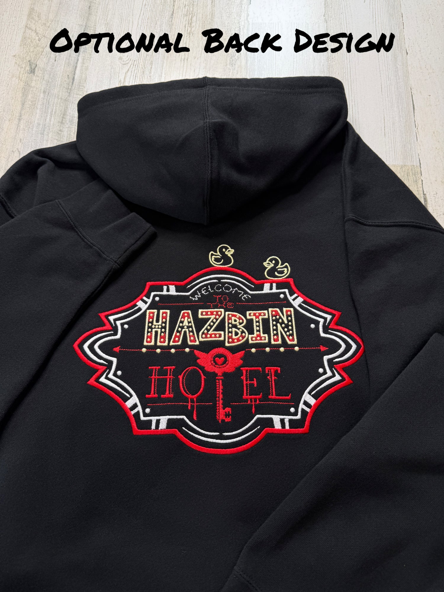 Lucifer and Ducks Embroidered Heavyweight Sweatshirt - DefiantThreads