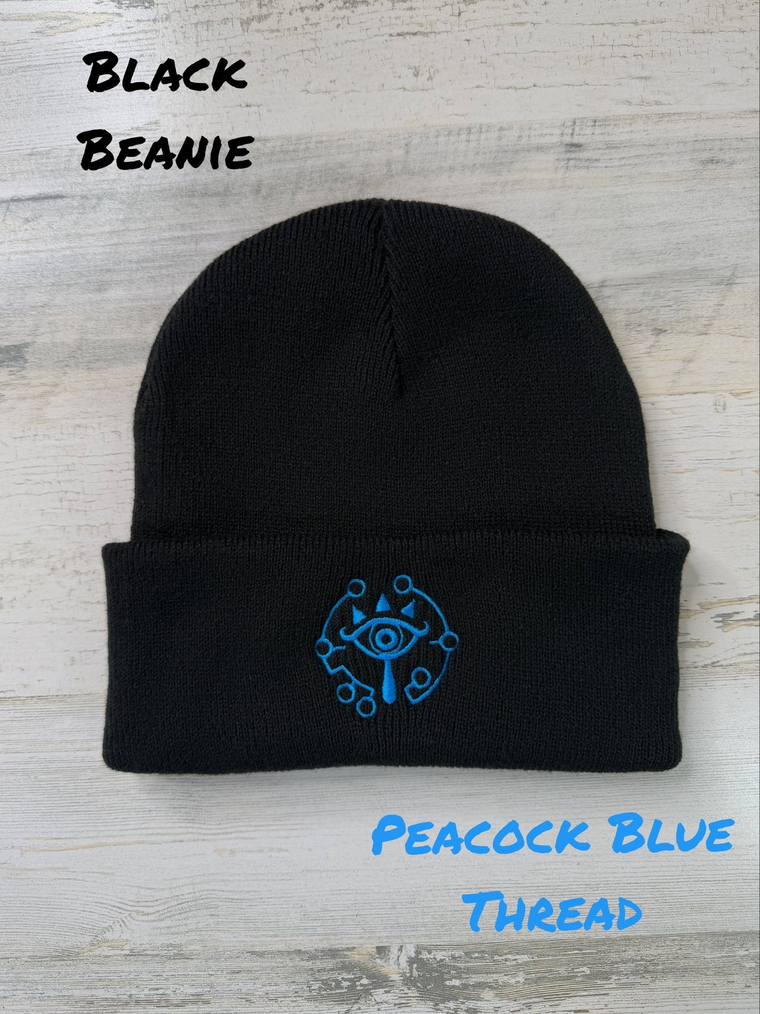 Sheikah Eye Embroidered Beanie - DefiantThreads