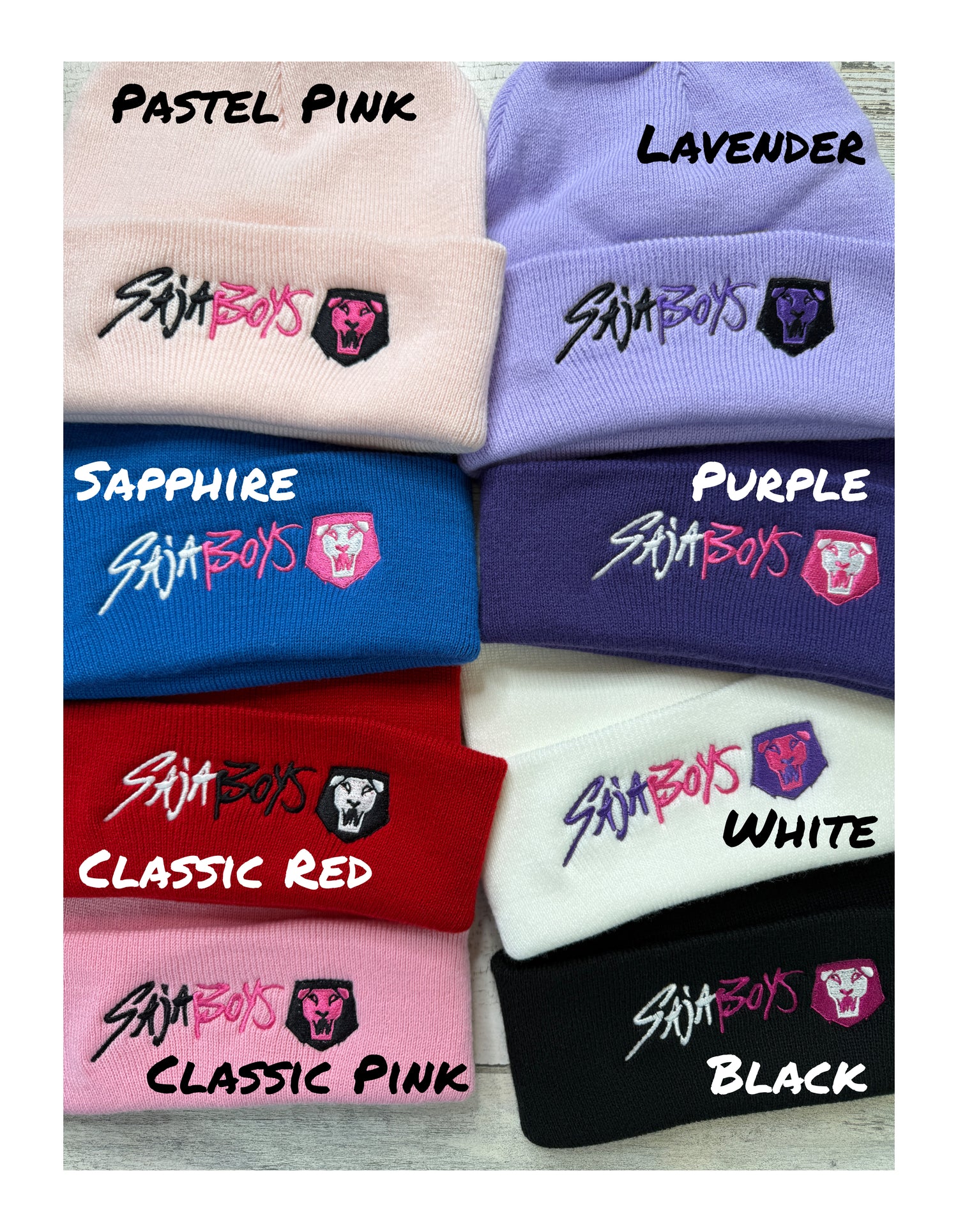 Demon Boy Band Embroidered Beanie