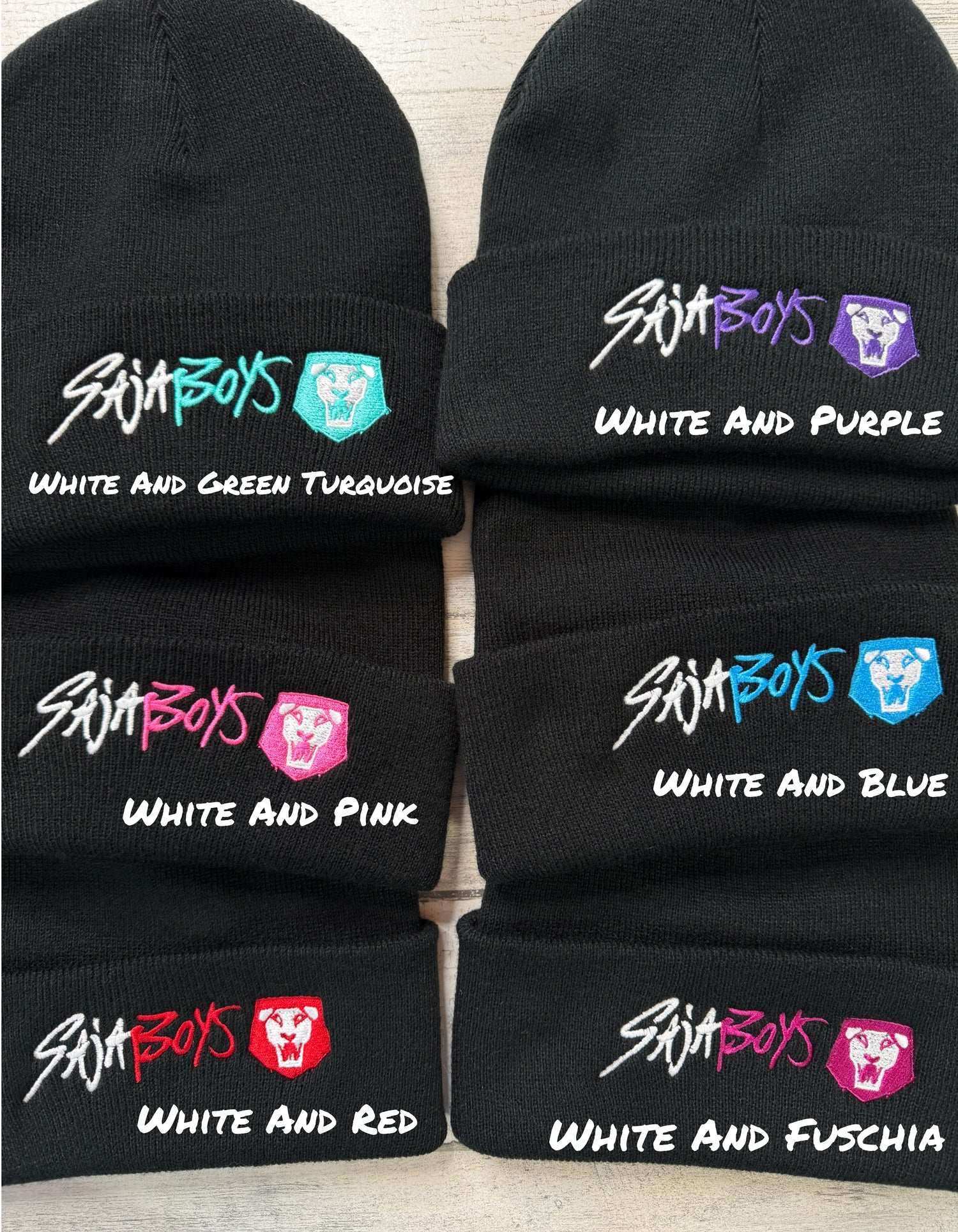 Demon Boy Band Embroidered Beanie