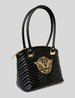 Black Quilted WW Inspired Handbag - DefiantThreads
