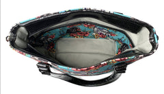 Blue Floral Wars Tote Bag - DefiantThreads