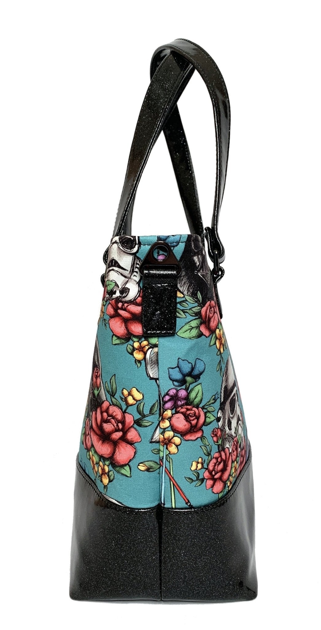 Blue Floral Wars Tote Bag - DefiantThreads