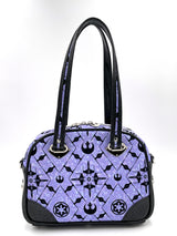 Lavender Star Art Deco SW Handbag