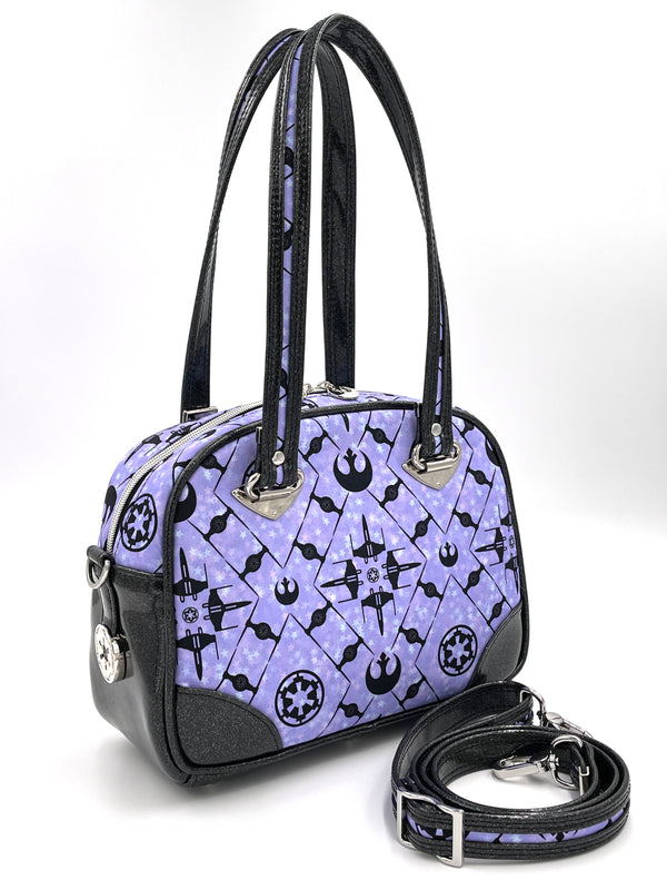 Lavender Star Art Deco SW Handbag