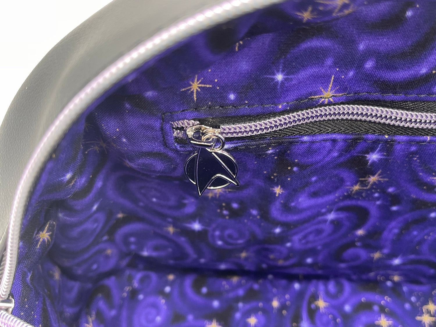 Purple Floral Trek Bowler Bag - DefiantThreads