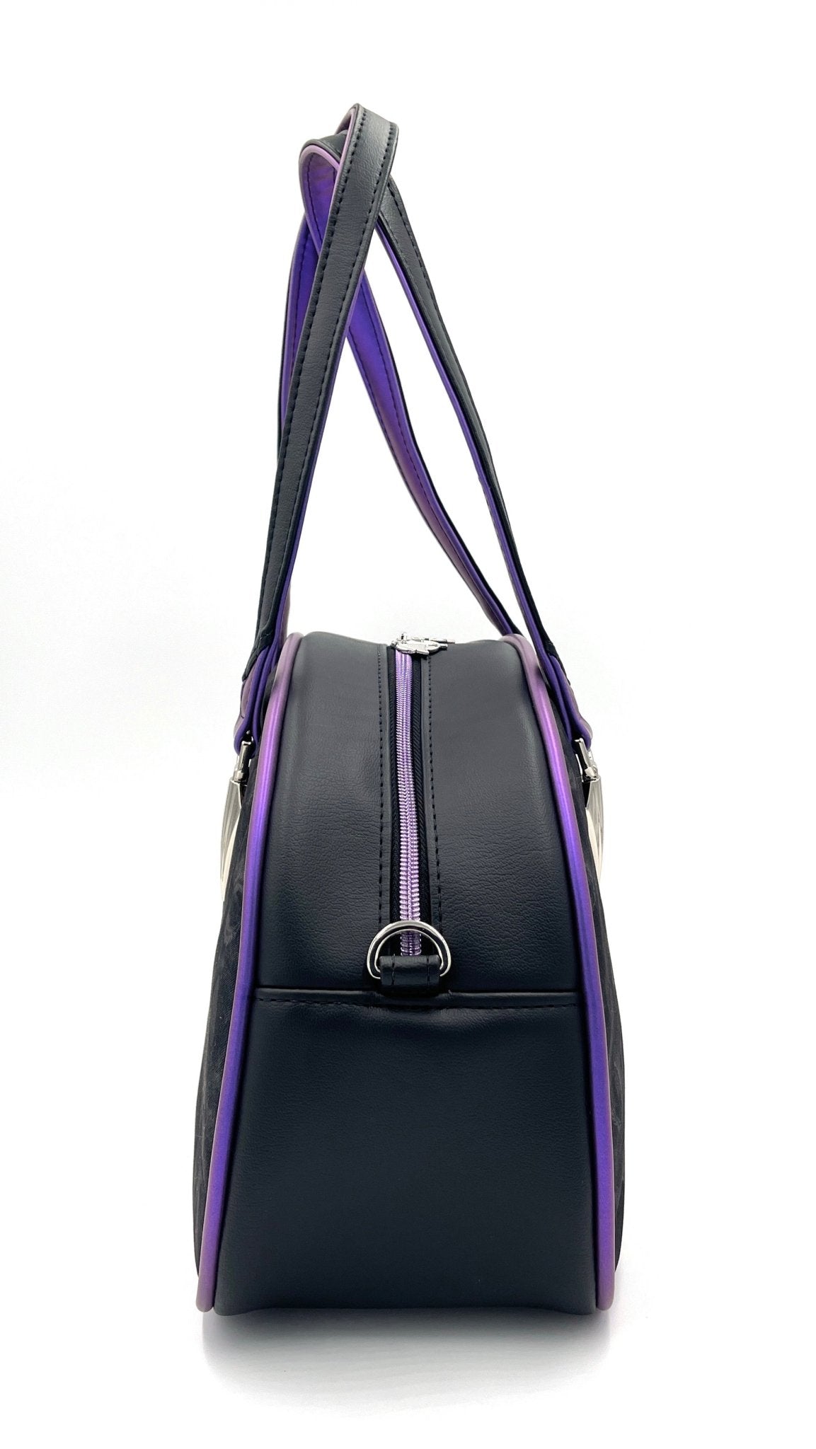 Purple Floral Trek Bowler Bag - DefiantThreads