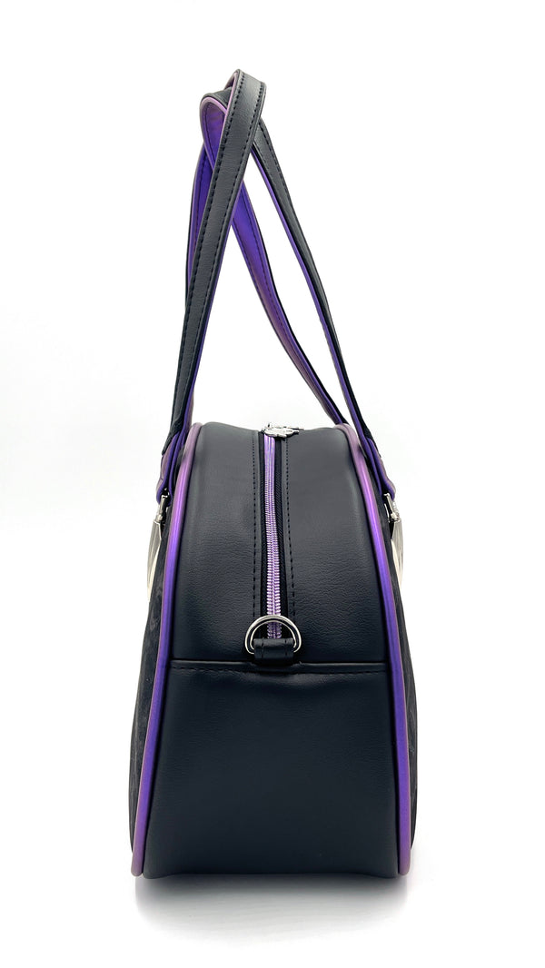 Purple Floral Trek Bowler Bag