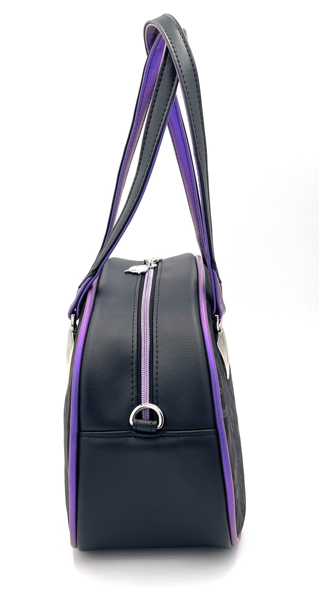 Purple Floral Trek Bowler Bag - DefiantThreads